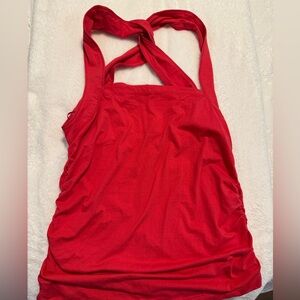 Pilcro Ruched Halter Tube Top